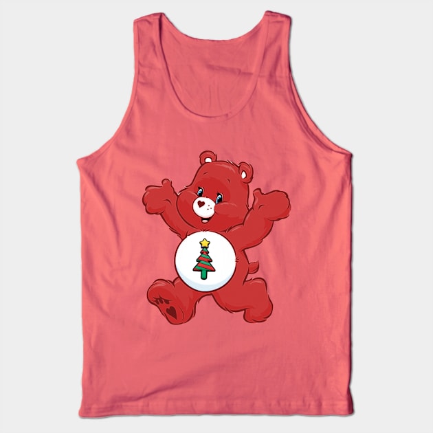 Christmas Bear Tank Top by WkDesign